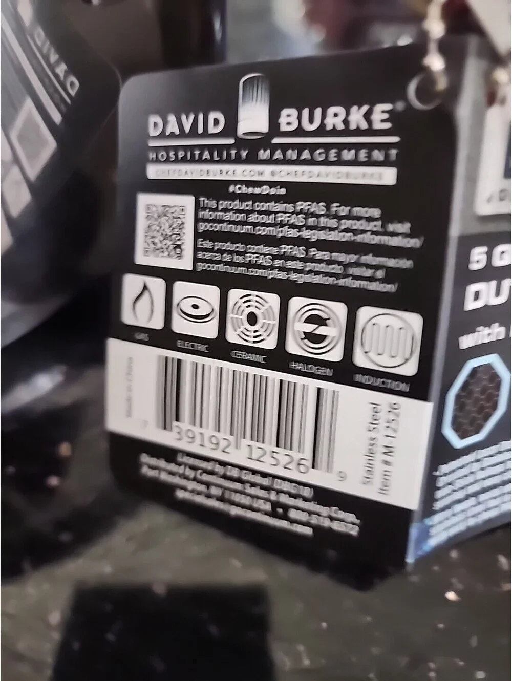 David Burke Geo Clad Series 5-qt Try-Ply Dutch Oven With Lid New Stainless Steel